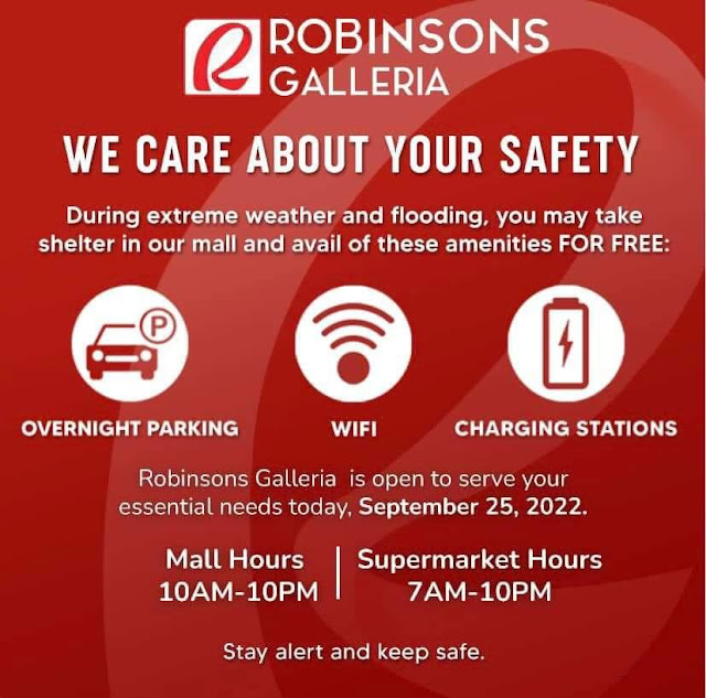 Public Service for Typhoon Karding Noru by Robinsons Malls Public Service for Typhoon Karding Noru by Robinsons Malls